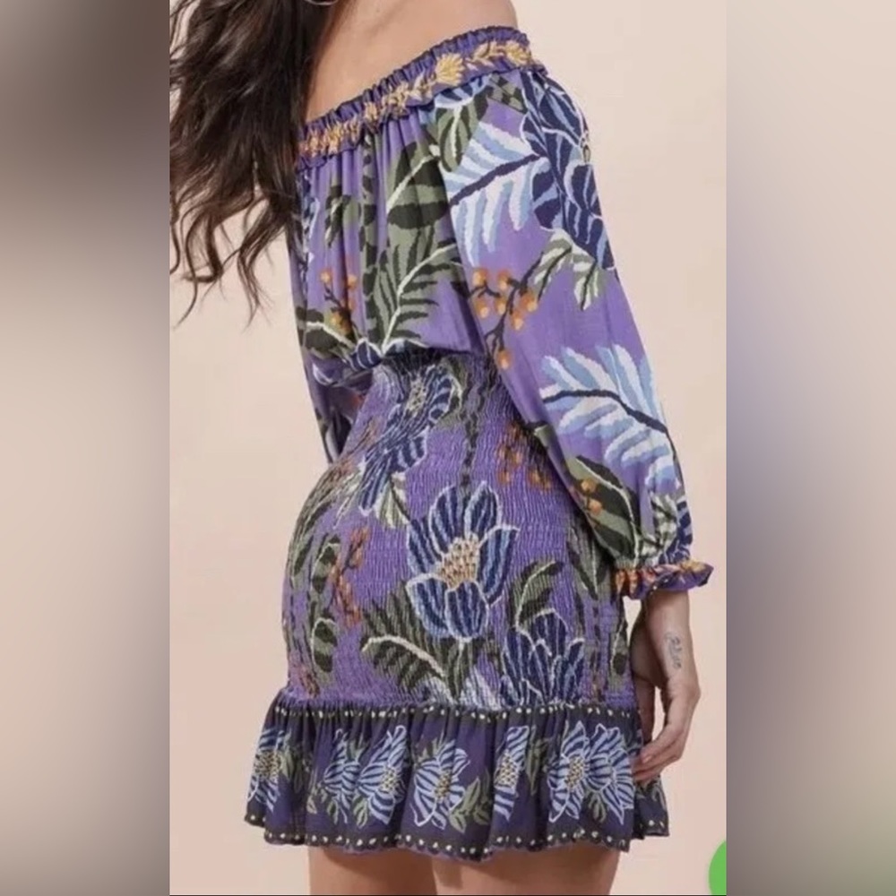 Farm Rio Mini Dress New with Tags Size Medium - Picture 5 of 10